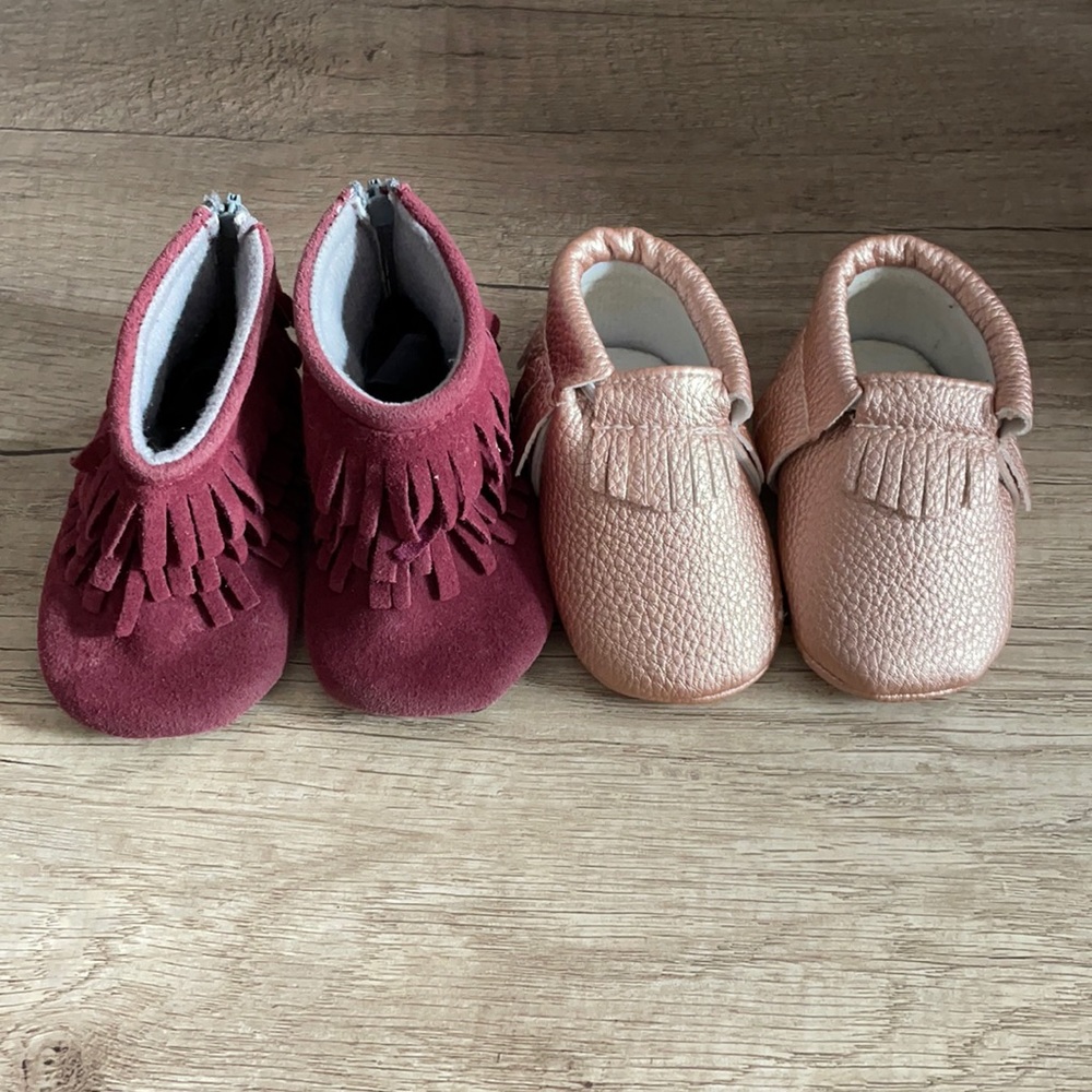 Baby girl moccasins